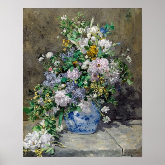 Pierre-Auguste Renoir - Spring Bouquet Poster (Vorne)