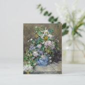 Pierre-Auguste Renoir - Spring Bouquet Postkarte (Stehend Vorderseite)