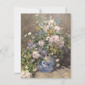 Pierre-Auguste Renoir Spring Bouquet RSVP Karte (Vorderseite)