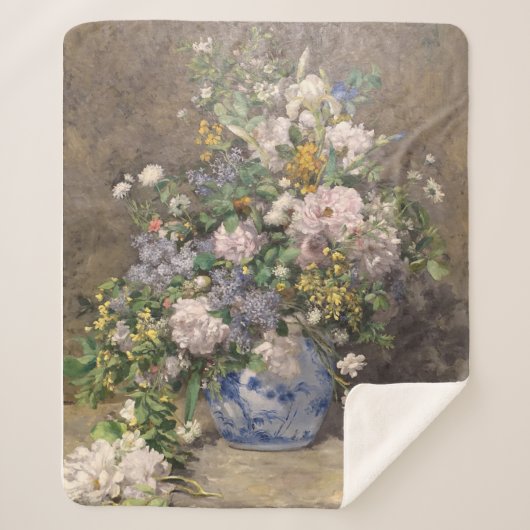 Pierre-Auguste Renoir Spring Bouquet Sherpadecke (Vorderseite)