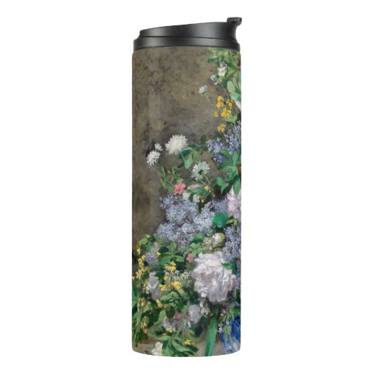 Pierre-Auguste Renoir - Spring Bouquet Thermosbecher (Nach links gedreht)