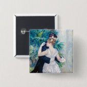 Pierre-Auguste Renoir - Stadt-Tanz Button (Vorne & Hinten)