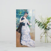 Pierre-Auguste Renoir - Stadttanz Dankeskarte (Stehend Vorderseite)