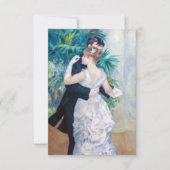 Pierre-Auguste Renoir - Stadttanz Dankeskarte (Vorderseite)