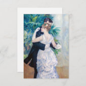Pierre-Auguste Renoir - Stadttanz Dankeskarte (Vorne/Hinten)