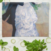 Pierre-Auguste Renoir - Stadttanz Geschirrtuch (Gefaltet)