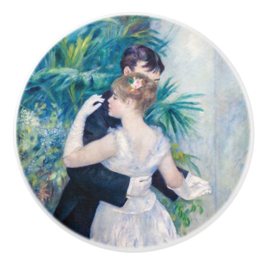 Pierre-Auguste Renoir - Stadttanz Keramikknauf (Vorderseite)