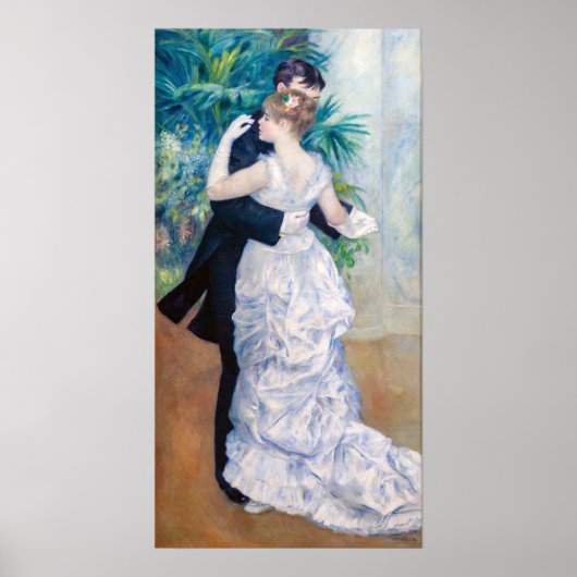 Pierre-Auguste Renoir - Stadttanz Poster (Vorne)