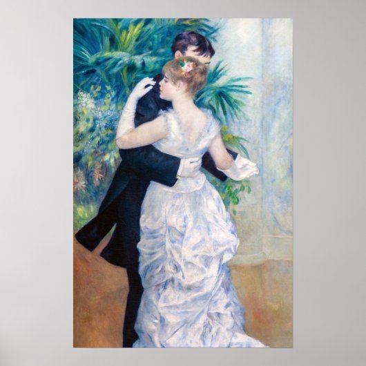 Pierre-Auguste Renoir - Stadttanz Poster (Vorne)