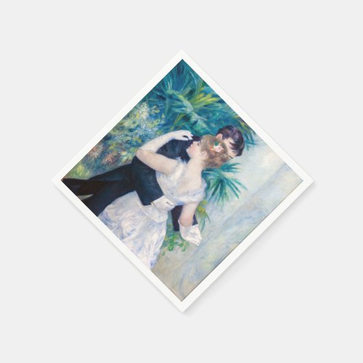 Pierre-Auguste Renoir - Stadttanz Serviette (Ecke)