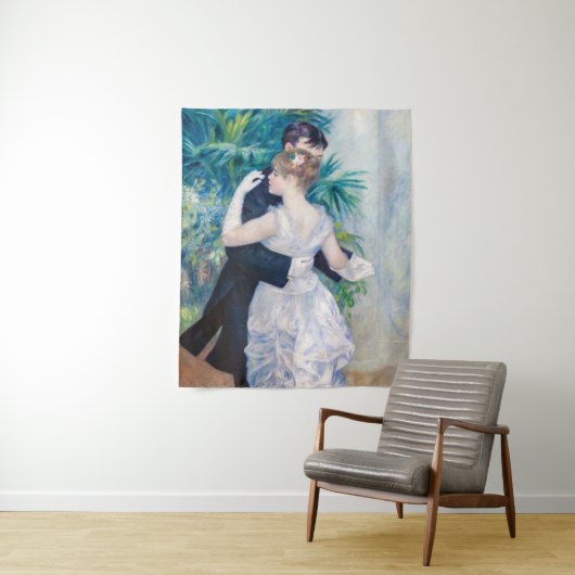 Pierre-Auguste Renoir - Stadttanz Wandteppich (Beispiel)