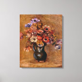 Pierre Auguste Renoir Stillleben mit Anemones Leinwanddruck (Vorderseite)