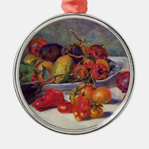 Pierre Auguste Renoir Stillleben mit Obst Ornament Aus Metall