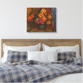 Pierre Auguste Renoir Stillleben mit Rose Leinwanddruck (Insitu (Schlafzimmer))
