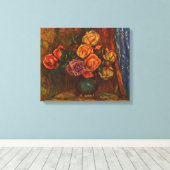Pierre Auguste Renoir Stillleben mit Rose Leinwanddruck (Insitu (Holzboden))