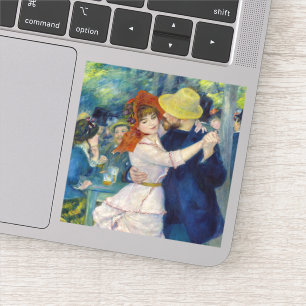 Pierre-Auguste Renoir - Tanz im Bougival Aufkleber