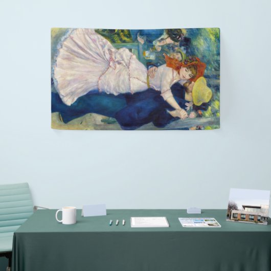 Pierre-Auguste Renoir - Tanz im Bougival Banner (Messeveranstaltung)