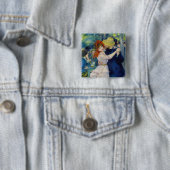Pierre-Auguste Renoir - Tanz im Bougival Button (Beispiel)