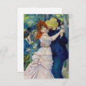 Pierre-Auguste Renoir - Tanz im Bougival Dankeskarte (Vorne/Hinten)