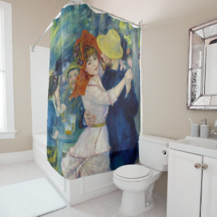 Pierre-Auguste Renoir - Tanz im Bougival Duschvorhang