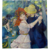 Pierre-Auguste Renoir - Tanz im Bougival Duschvorhang (Vorderseite)