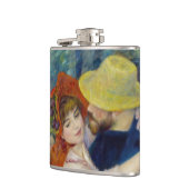 Pierre-Auguste Renoir - Tanz im Bougival Flachmann (Links)