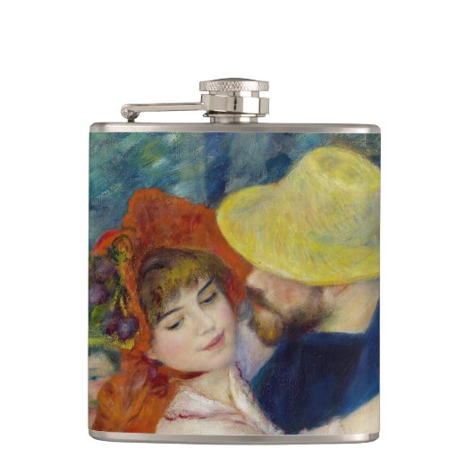 Pierre-Auguste Renoir - Tanz im Bougival Flachmann (Vorderseite)