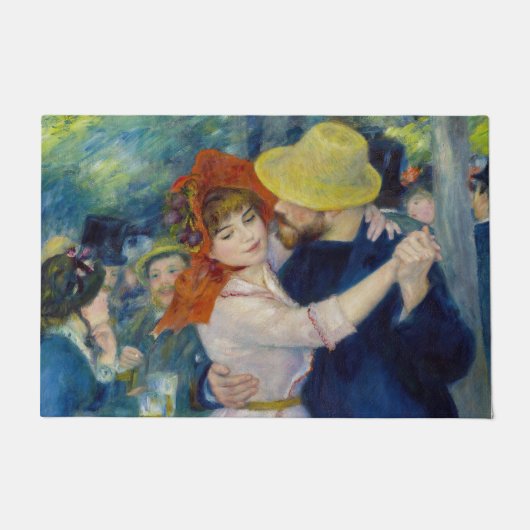 Pierre-Auguste Renoir - Tanz im Bougival Fußmatte (Vorderseite)