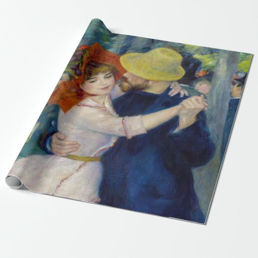 Pierre-Auguste Renoir - Tanz im Bougival Geschenkpapier (Ungerollt)