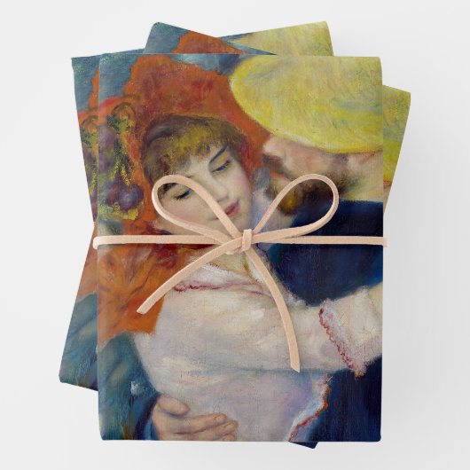 Pierre-Auguste Renoir - Tanz im Bougival Geschenkpapier Set (Beispiel)