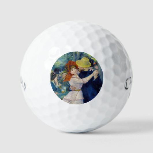 Pierre-Auguste Renoir - Tanz im Bougival Golfball (Vorderseite)