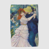 Pierre-Auguste Renoir - Tanz im Bougival Golfhandtuch (Vorderseite)