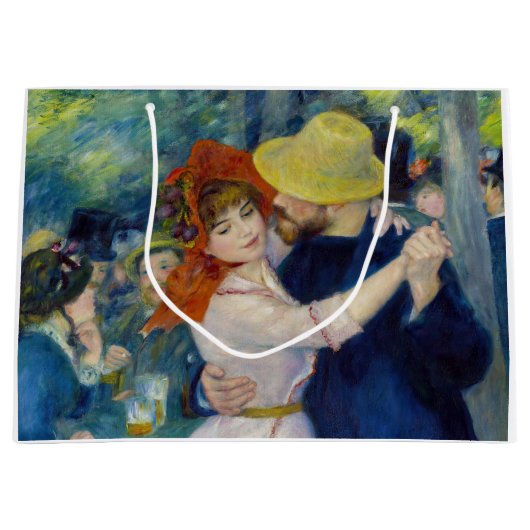 Pierre-Auguste Renoir - Tanz im Bougival Große Geschenktüte (Vorderseite)