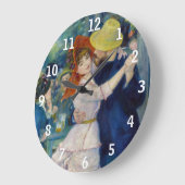 Pierre-Auguste Renoir - Tanz im Bougival Große Wanduhr (Winkel)