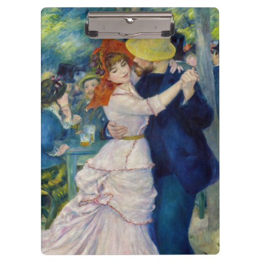Pierre-Auguste Renoir - Tanz im Bougival Klemmbrett (Vorderseite)