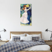 Pierre-Auguste Renoir - Tanz im Bougival Leinwanddruck (Insitu (Schlafzimmer))