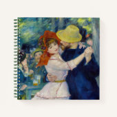 Pierre-Auguste Renoir - Tanz im Bougival Notizblock (Vorderseite)