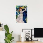 Pierre-Auguste Renoir - Tanz im Bougival Poster (Heimbüro)