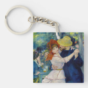 Pierre-Auguste Renoir - Tanz im Bougival Schlüsselanhänger