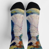 Pierre-Auguste Renoir - Tanz im Bougival Socken (Oben)