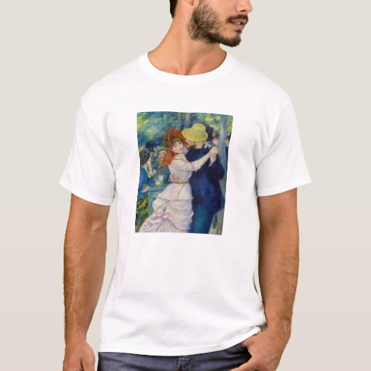Pierre-Auguste Renoir - Tanz im Bougival T-Shirt (Vorderseite)