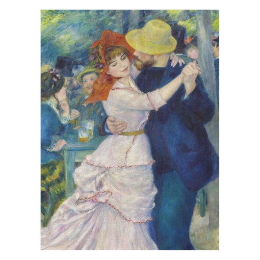 Pierre-Auguste Renoir - Tanz im Bougival Tischdecke (Vorderseite)