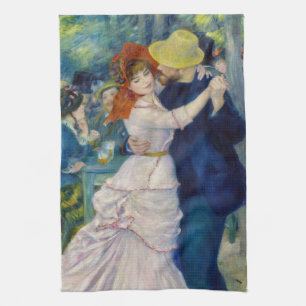 Pierre-Auguste Renoir - Tanz in Bougival Geschirrtuch