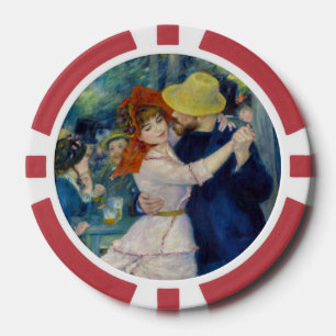 Pierre-Auguste Renoir - Tanz in Bougival Pokerchips