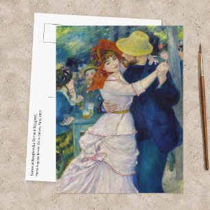 Pierre-Auguste Renoir - Tanz in Bougival Postkarte