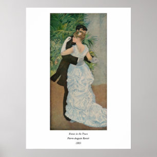 Pierre-Auguste Renoir-Tanz in der Stadt (1883) Poster