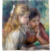 Pierre-Auguste Renoir - The Reading Duschvorhang (Vorderseite)