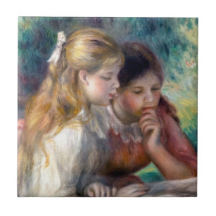 Pierre-Auguste Renoir - The Reading Fliese