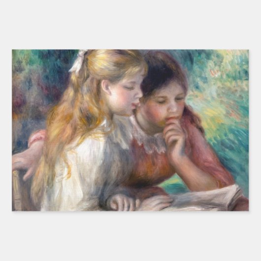 Pierre-Auguste Renoir - The Reading Geschenkpapier Set (Vorderseite 3)