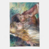 Pierre-Auguste Renoir - The Reading Geschirrtuch (Vertikal)